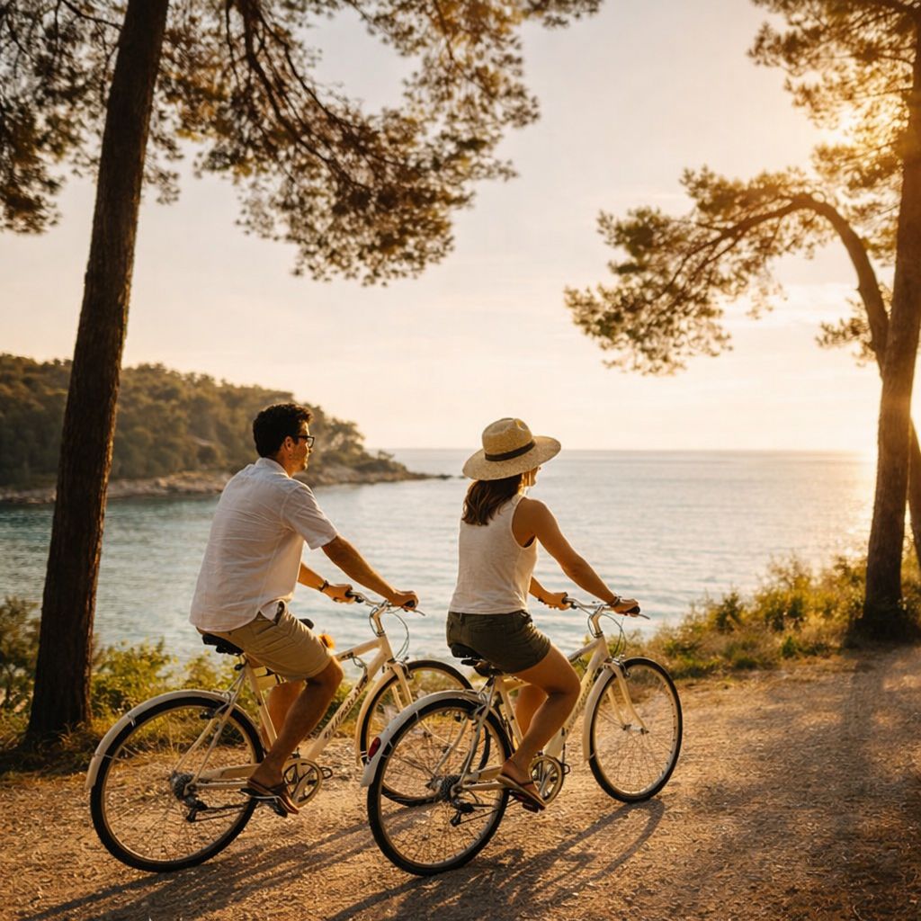 Cycling to Rovinj